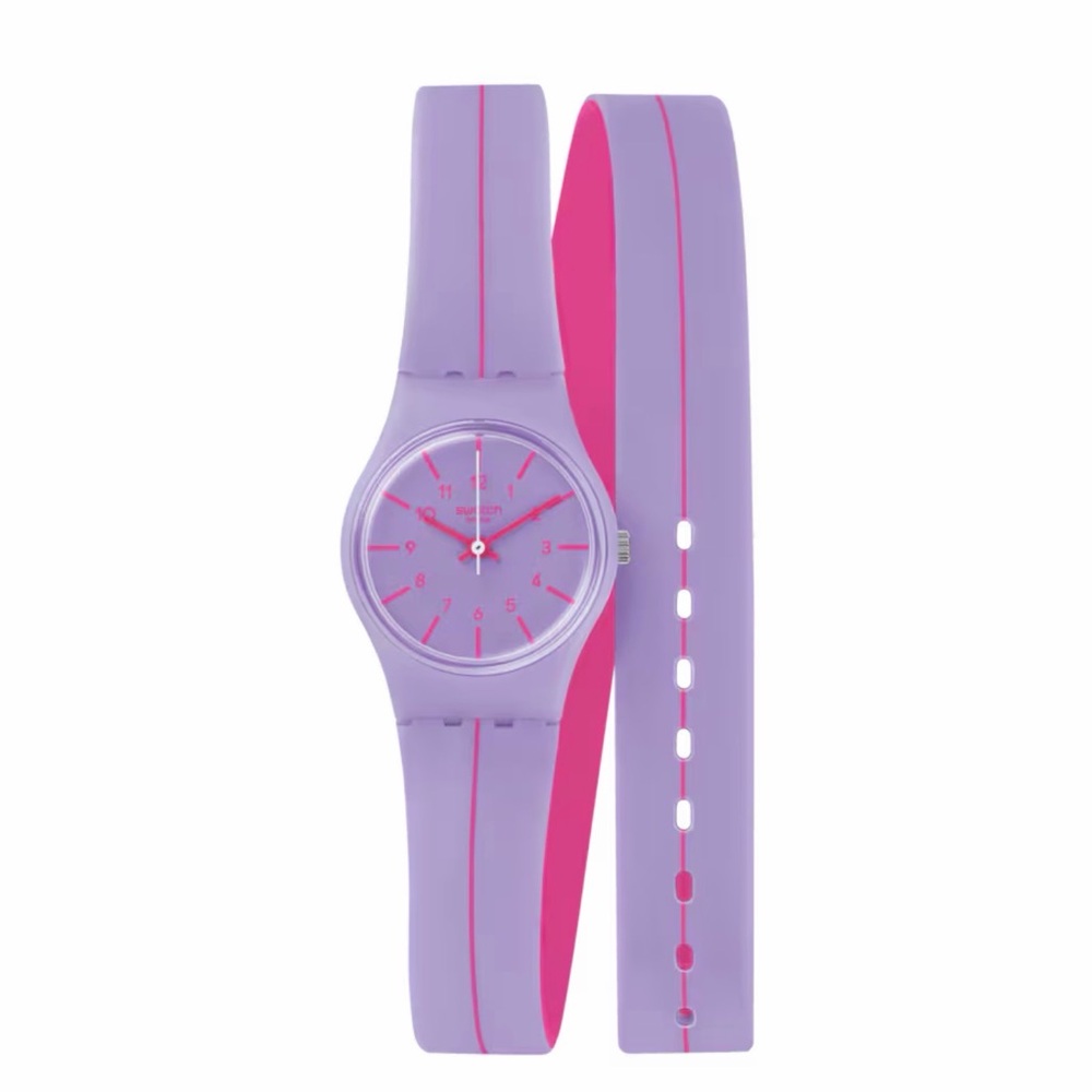 Swatch women’s wrap around silicone watch. Excellent condition.
